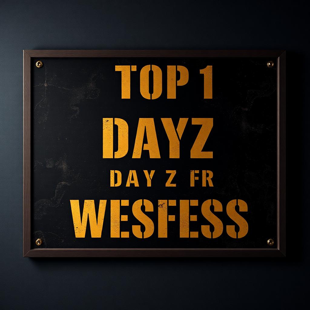 Poster TOP 1 DAYZ FR